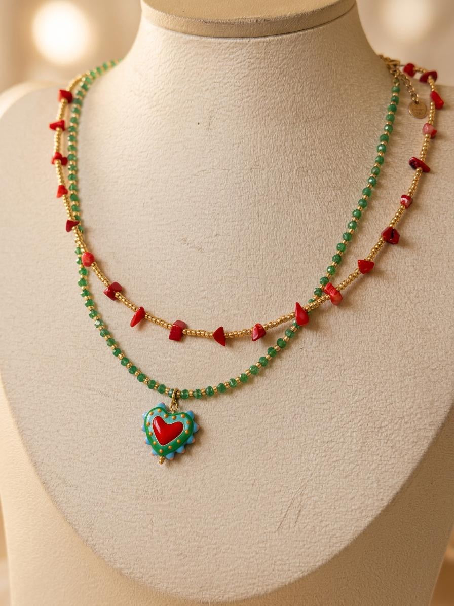 Collana Cuore mediterraneo