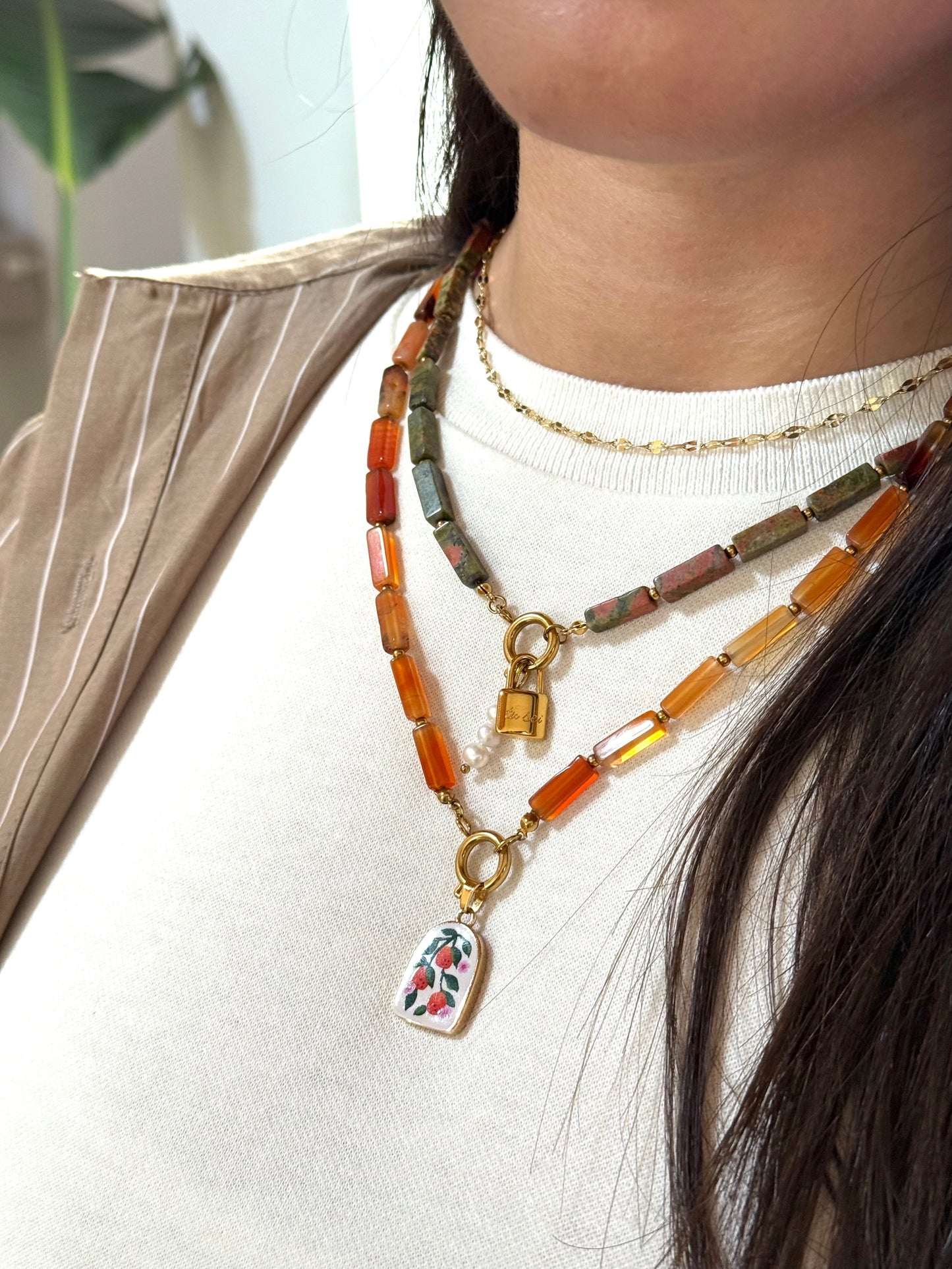 Collana pietre