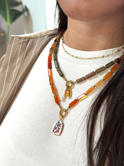 Collana pietre